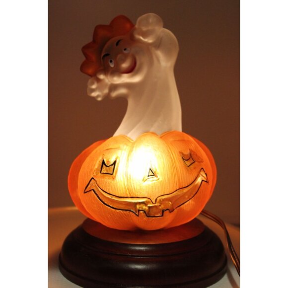 Ghost in Pumpkin Light - Merck Old World Christmas - 1998 - Rare - Picture 4 of 6